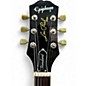 Used Epiphone Les Paul Standard Ebony Solid Body Electric Guitar