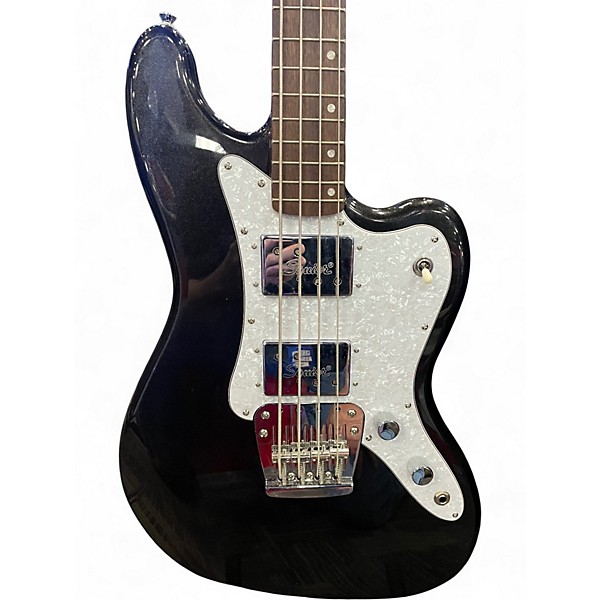 Used Squier PARANORMAL RASCAL BLACK SPARKLE Electric Bass Guitar