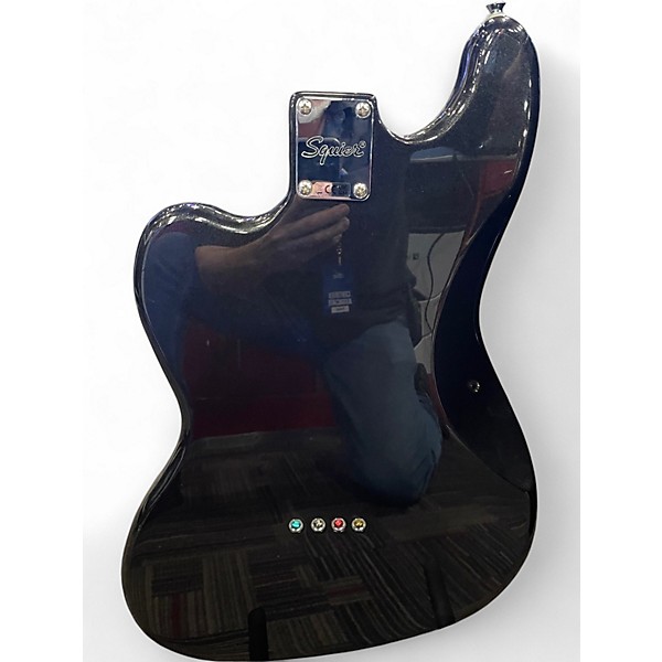 Used Squier PARANORMAL RASCAL BLACK SPARKLE Electric Bass Guitar