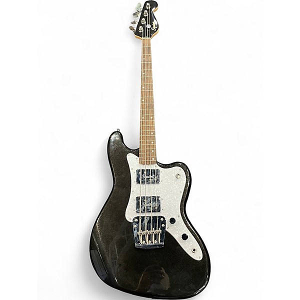 Used Squier PARANORMAL RASCAL BLACK SPARKLE Electric Bass Guitar