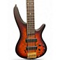 Used Ibanez SR805 5 String Amber Electric Bass Guitar