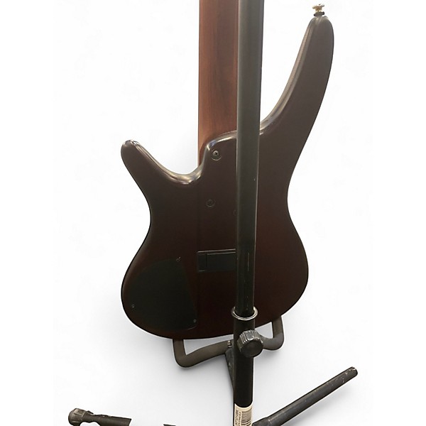 Used Ibanez SR805 5 String Amber Electric Bass Guitar