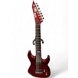 Used ESP LTD M17 7 String Candy Apple Red Solid Body Electric Guitar