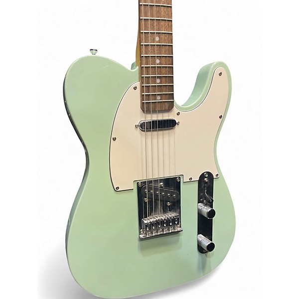 Used Squier Telecaster Surf Green Solid Body Electric Guitar