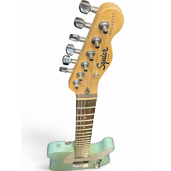 Used Squier Telecaster Surf Green Solid Body Electric Guitar