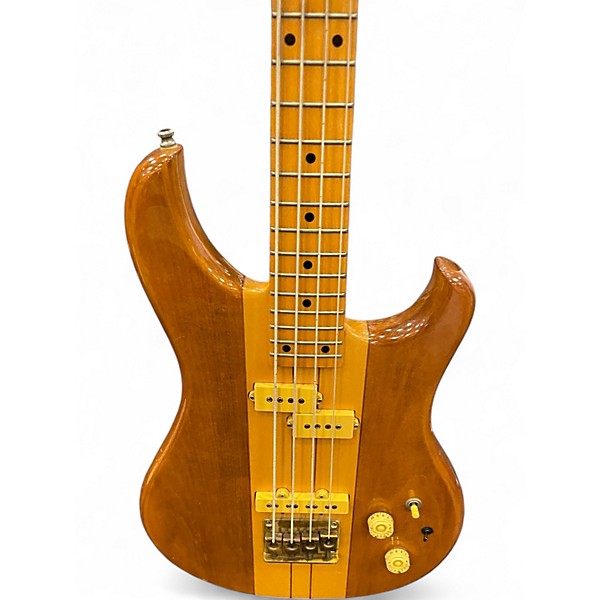 Vintage 1980s VOX 3002 Natural Electric Bass Guitar