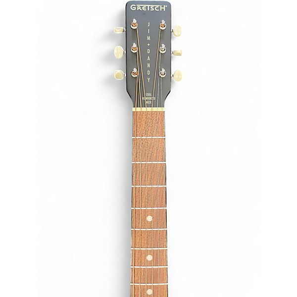 Used Gretsch Guitars Jim Dandy Deltoluxe Dreadnought BLACK TOP Acoustic Electric Guitar