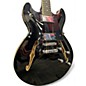 Used Harley Benton SH-200 Black Hollow Body Electric Guitar