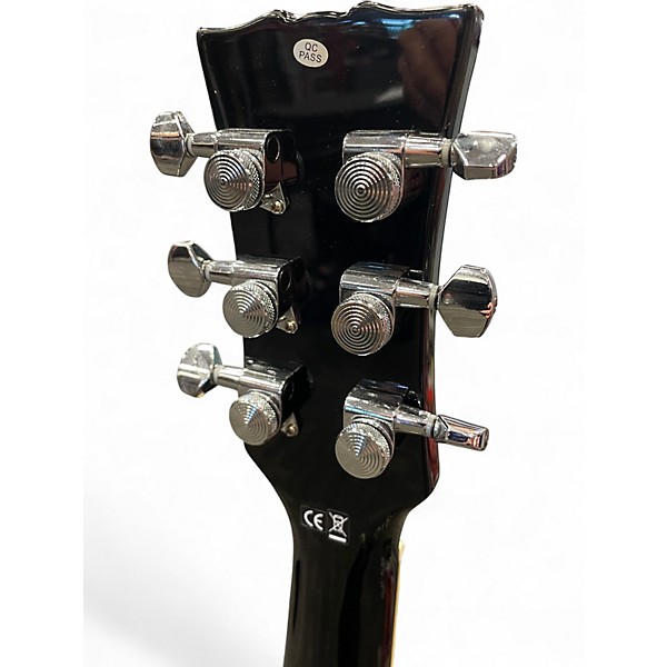 Used Harley Benton SH-200 Black Hollow Body Electric Guitar