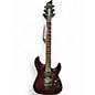 Used Schecter Guitar Research GRYPHON DIAMOND SERIES TRANS RED Solid Body Electric Guitar thumbnail