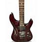 Used Schecter Guitar Research GRYPHON DIAMOND SERIES TRANS RED Solid Body Electric Guitar