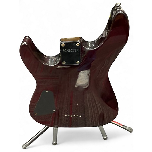 Used Schecter Guitar Research GRYPHON DIAMOND SERIES TRANS RED Solid Body Electric Guitar