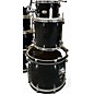 Used Yamaha 3 Piece Stage Custom Black Drum Kit
