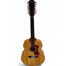 Used Guild F2512E Natural 12 String Acoustic Electric Guitar