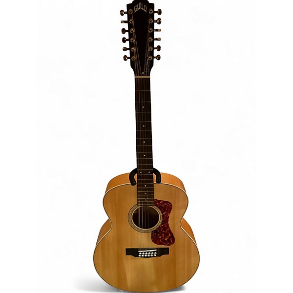 Used Guild F2512E Natural 12 String Acoustic Electric Guitar