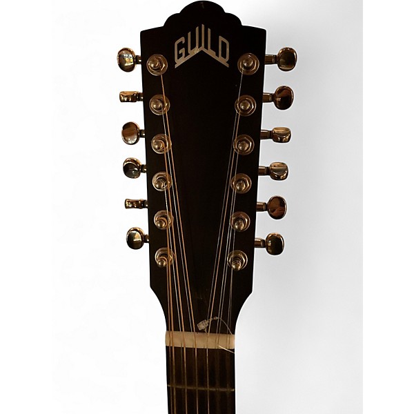 Used Guild F2512E Natural 12 String Acoustic Electric Guitar