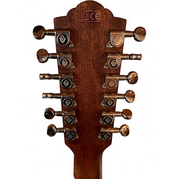 Used Guild F2512E Natural 12 String Acoustic Electric Guitar