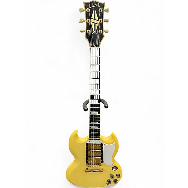 Vintage 1987 Gibson SG Custom Cream Solid Body Electric Guitar