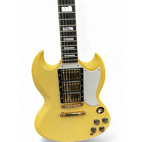 Vintage 1987 Gibson SG Custom Cream Solid Body Electric Guitar