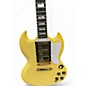 Vintage 1987 Gibson SG Custom Cream Solid Body Electric Guitar