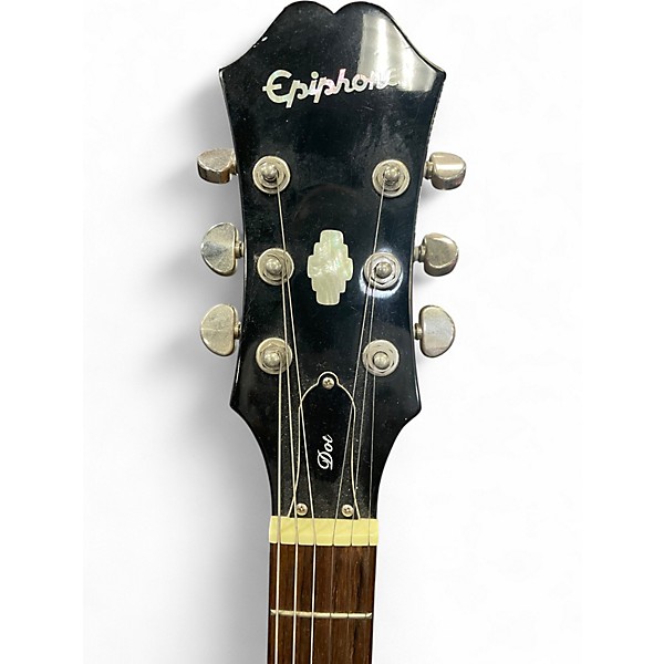 Used Epiphone Dot Natural Hollow Body Electric Guitar