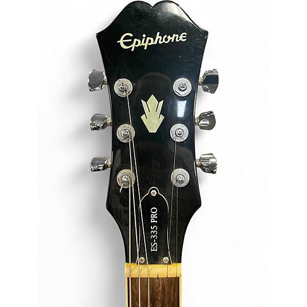 Used Epiphone es 335 pro 2 Color Sunburst Hollow Body Electric Guitar
