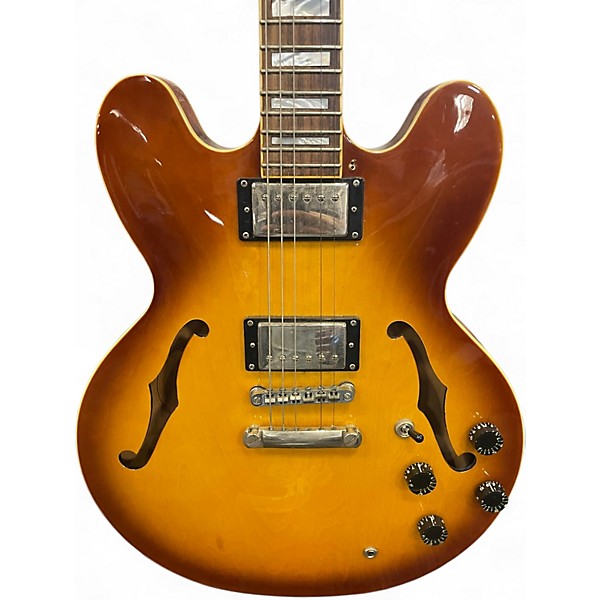 Used Epiphone es 335 pro 2 Color Sunburst Hollow Body Electric Guitar
