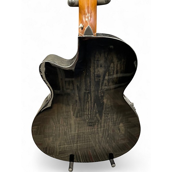 Used Mitchell MX4300 Midnight Black Edge Burst Acoustic Electric Guitar