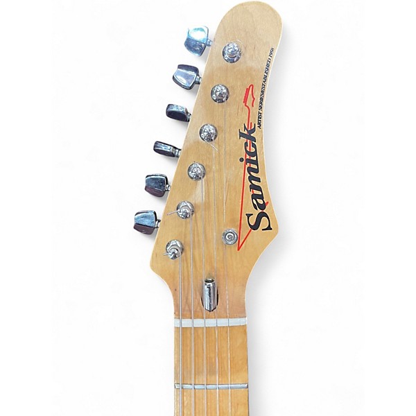 Used Samick ARTIST SERIES S Type Black Solid Body Electric Guitar