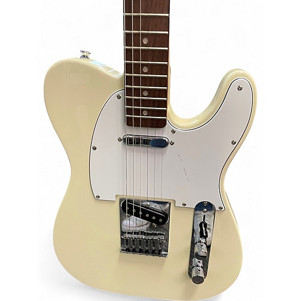 Used Squier Bullet Telecaster White Solid Body Electric Guitar