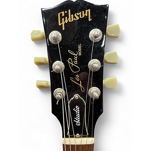 Used Gibson LES PAUL STUDIO Black Solid Body Electric Guitar