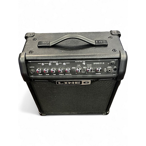 Used Line 6 Spider IV 15W 1X8 Guitar Combo Amp