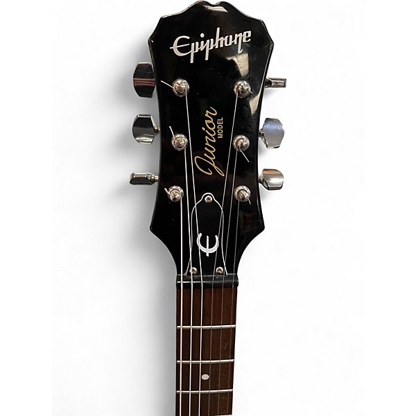 Used Epiphone Les Paul Junior 2 Tone Sunburst Solid Body Electric Guitar