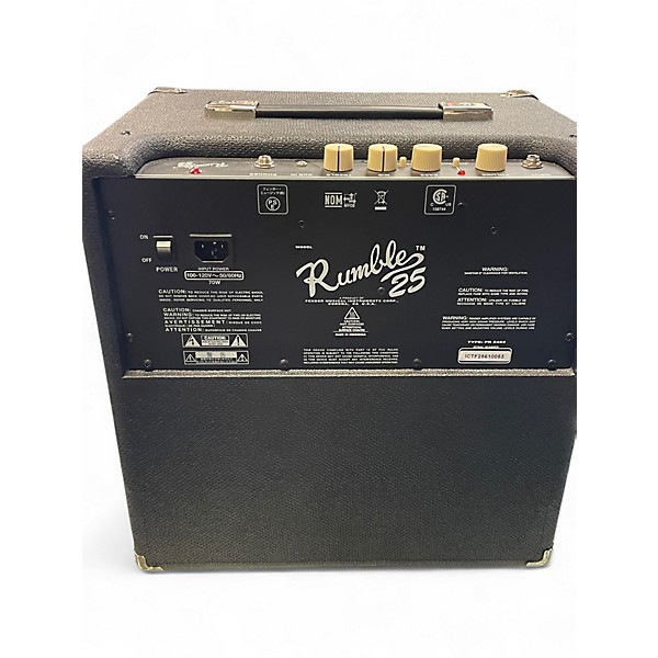 Used Fender Rumble 25 25W 1x8 Bass Combo Amp