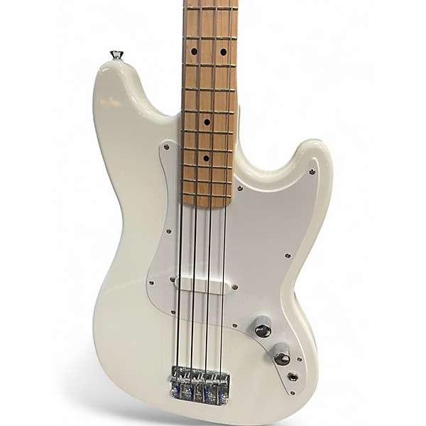 Used Fender SQUIER Classic White Electric Bass Guitar
