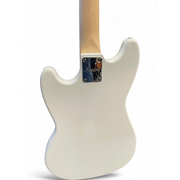 Used Fender SQUIER Classic White Electric Bass Guitar