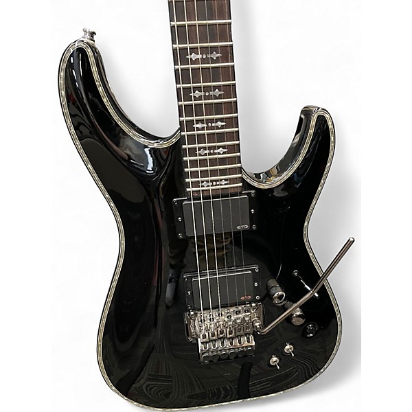 Used Schecter Guitar Research HELLRAISER-S Black Solid Body Electric Guitar