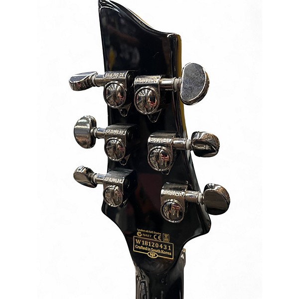 Used Schecter Guitar Research HELLRAISER-S Black Solid Body Electric Guitar
