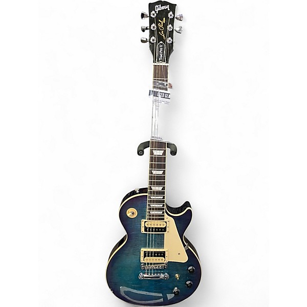 Used Gibson Les Paul Traditional Pro V BLUEBERRY BURST Solid Body Electric Guitar