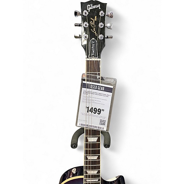Used Gibson Les Paul Traditional Pro V BLUEBERRY BURST Solid Body Electric Guitar