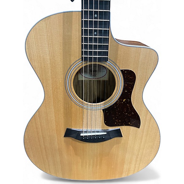 Used Taylor 214CE Natural Acoustic Electric Guitar