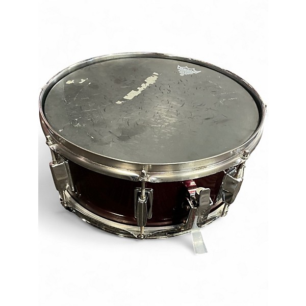 Used Pearl 5X14 Forum Series Snare Wine Red Drum