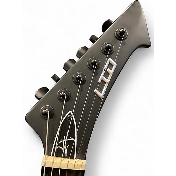 Used ESP James Hetfield Snakebyte Black Solid Body Electric Guitar