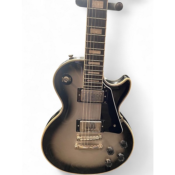 Used Epiphone Les Paul Custom Silverburst Solid Body Electric Guitar