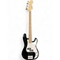 Used Squier Mini P Bass Black Electric Bass Guitar thumbnail