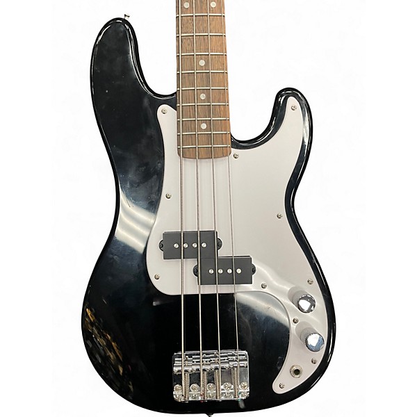 Used Squier Mini P Bass Black Electric Bass Guitar