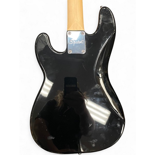 Used Squier Mini P Bass Black Electric Bass Guitar