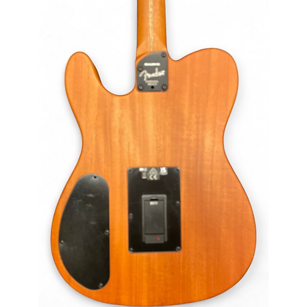 Used Fender Acoustasonic Player Telecaster Sunburst Acoustic Electric Guitar