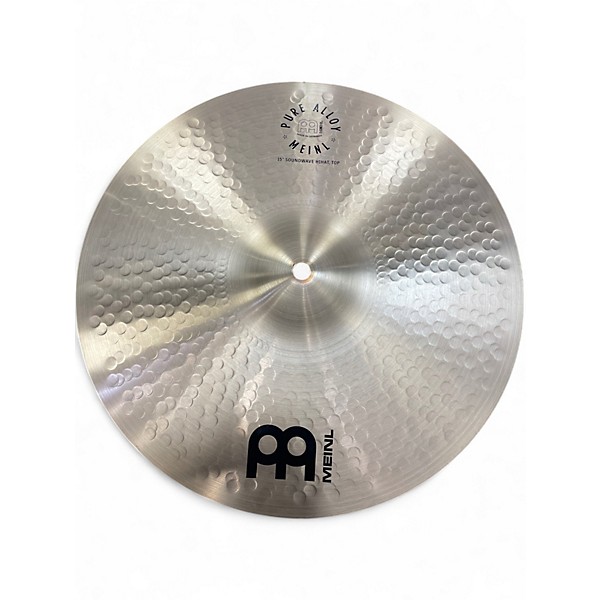 Used MEINL 15in PURE ALLOY SOUNDWAVE HI-HAT PAIR Cymbal
