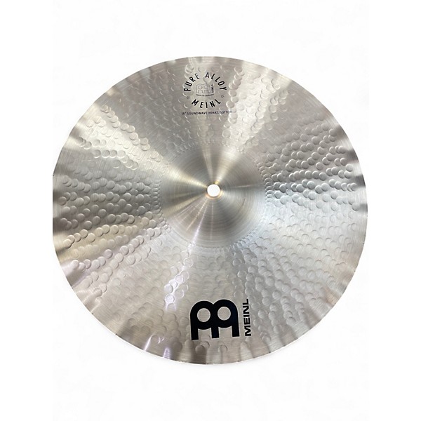 Used MEINL 15in PURE ALLOY SOUNDWAVE HI-HAT PAIR Cymbal